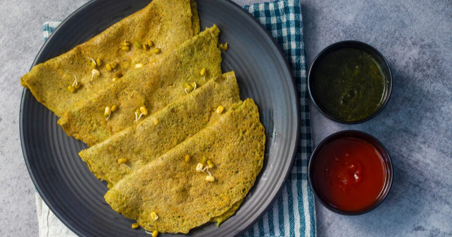 Healthy Moong Dal Chilla