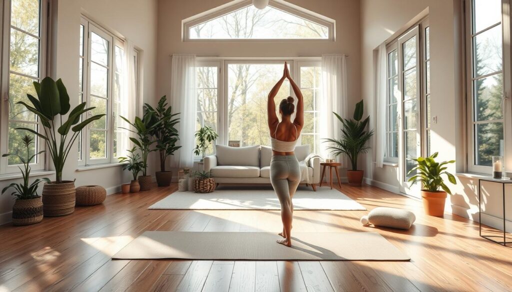 yoga at home